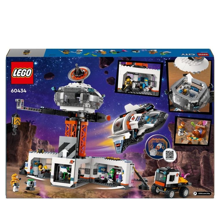 LEGO City, Stacja kosmiczna i stanowisko startowe rakiety, 60434