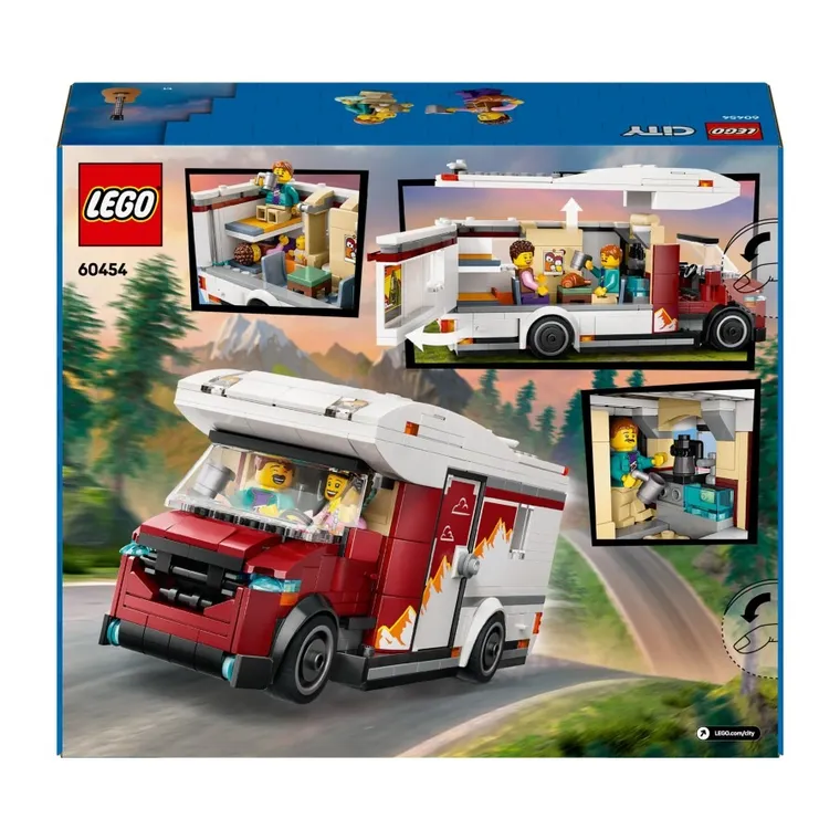 LEGO City, Wakacyjny kamper pełen przygód, 60454