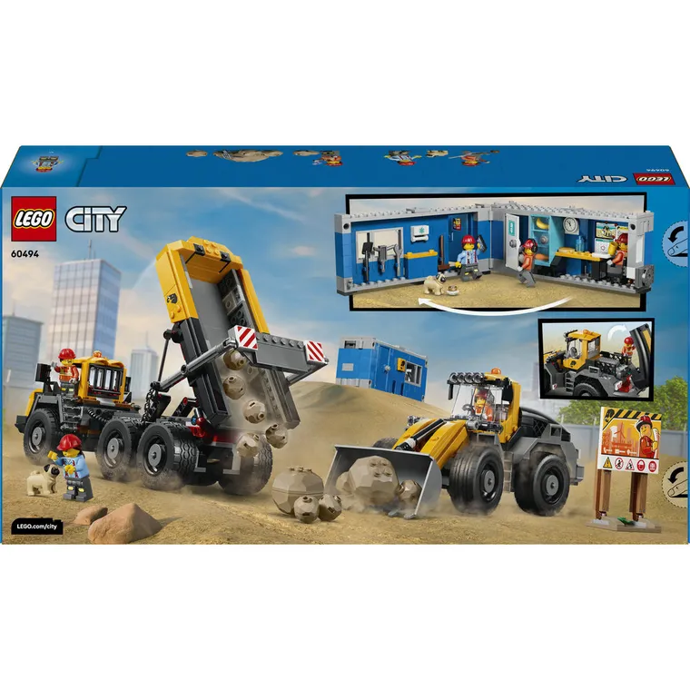 LEGO City, Wywrotka i ładowarka czołowa, 60494