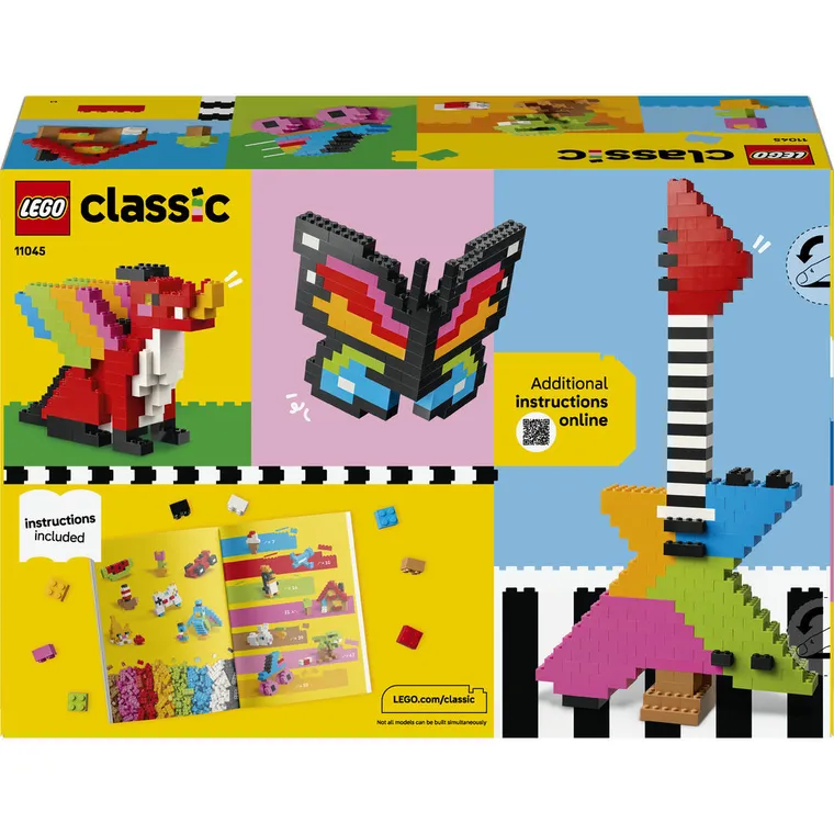 LEGO Classic, Kreatywne kolorowe klocki, 11045