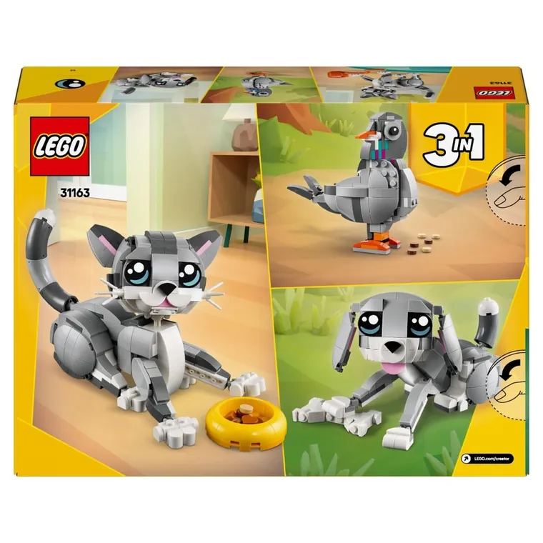 LEGO Creator 3 w 1, Psotny kot, 31163