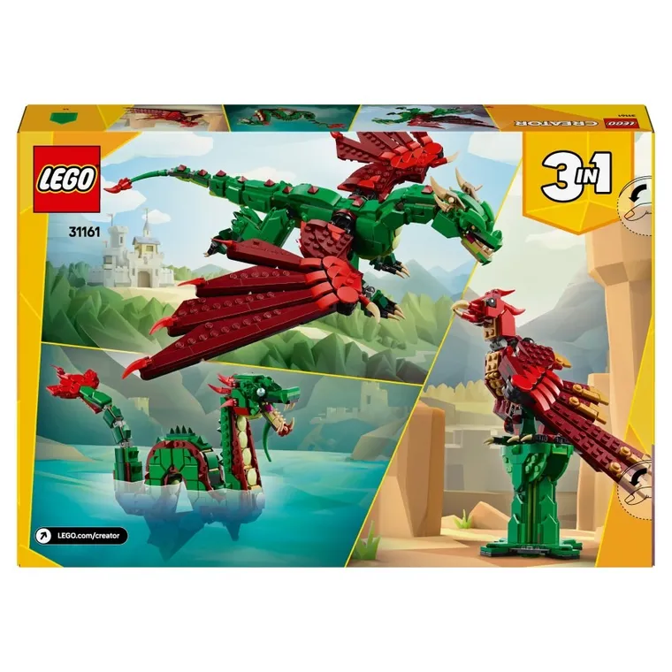 LEGO Creator 3 w 1, Średniowieczny smok, 31161