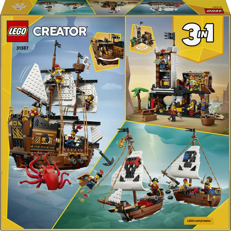 LEGO Creator, Legendarny statek piracki, 31387
