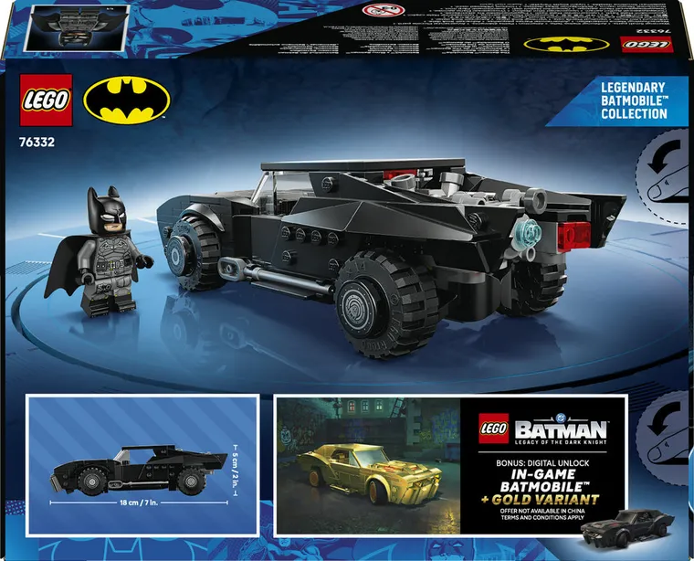 LEGO DC Batman, Batmobil z filmu Batman, 76332