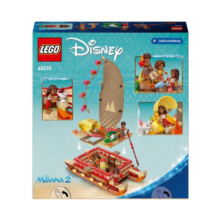 LEGO Disney Princess, Kajakowa przygoda Vaiany, 43270