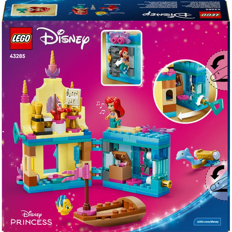 LEGO Disney Princess, Magiczny minipałac Arielki, 43285