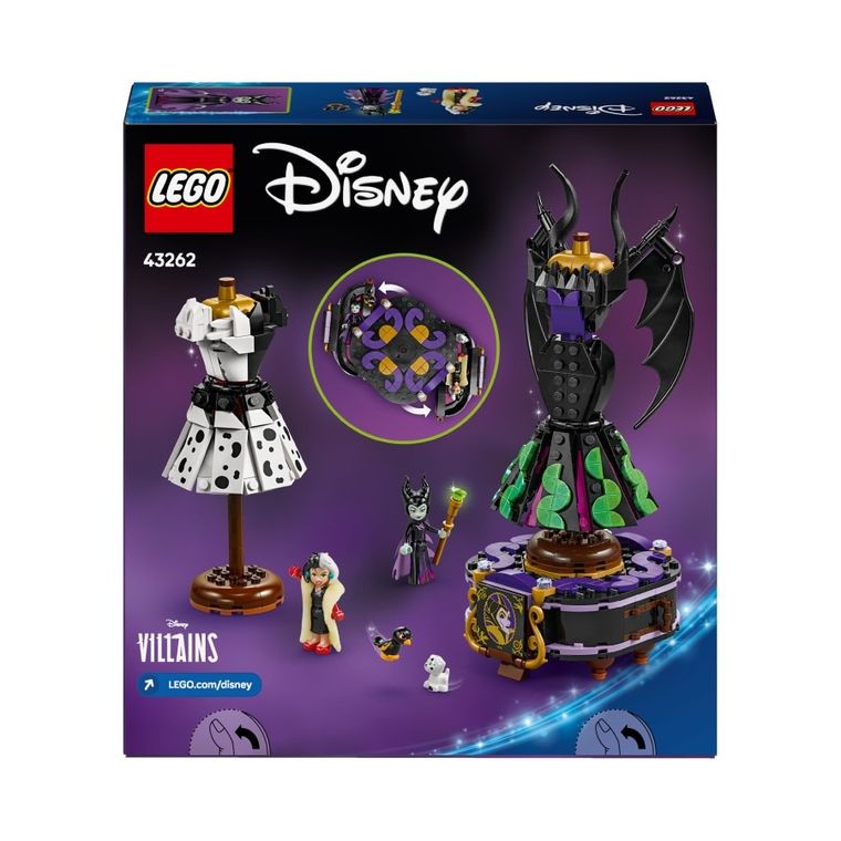 LEGO Disney, Suknie Diaboliny i Cruelli De Mon, 43262