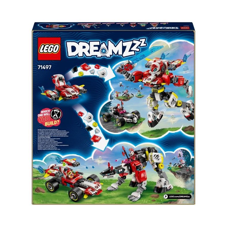 LEGO DREAMZzz, Tygrysi mech Coopera i hot rod Zero, 71497