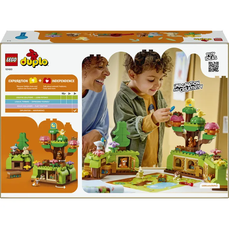 LEGO DUPLO, Las odkrywców z dzikimi zwierzętami, 10480