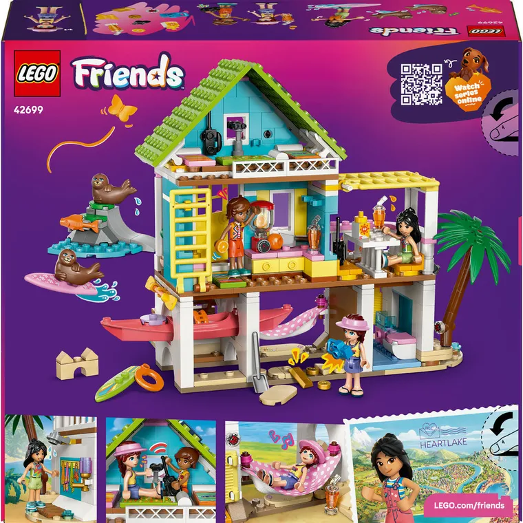 LEGO Friends, Domek na plaży z fokami, 42699