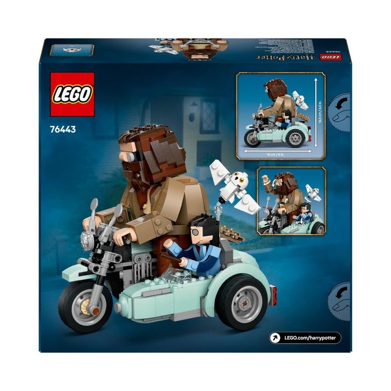 LEGO Harry Potter, Przejażdżka motocyklowa Hagrida i Harry’ego, 76443