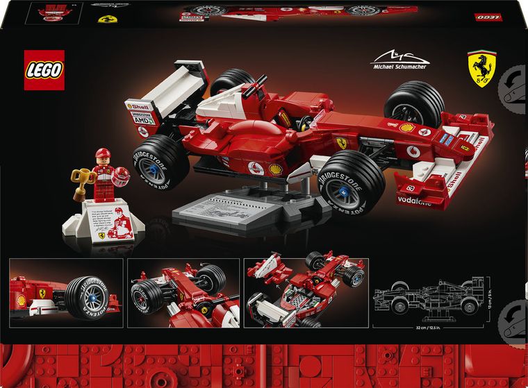LEGO Icons, Ferrari F2004 i Michael Schumacher, 11375