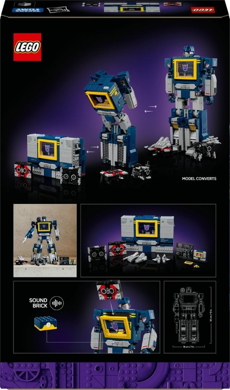 LEGO Icons, Transformers: Soundwave, 10358