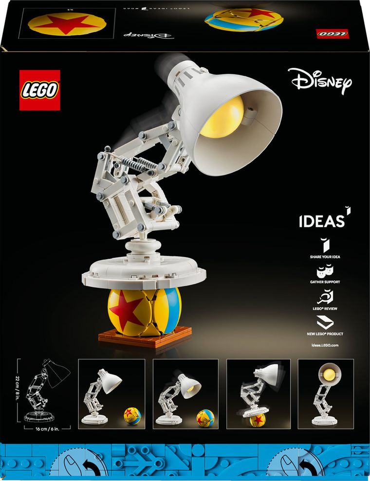 LEGO Ideas, Disney Pixar Luxo Jr., 21357