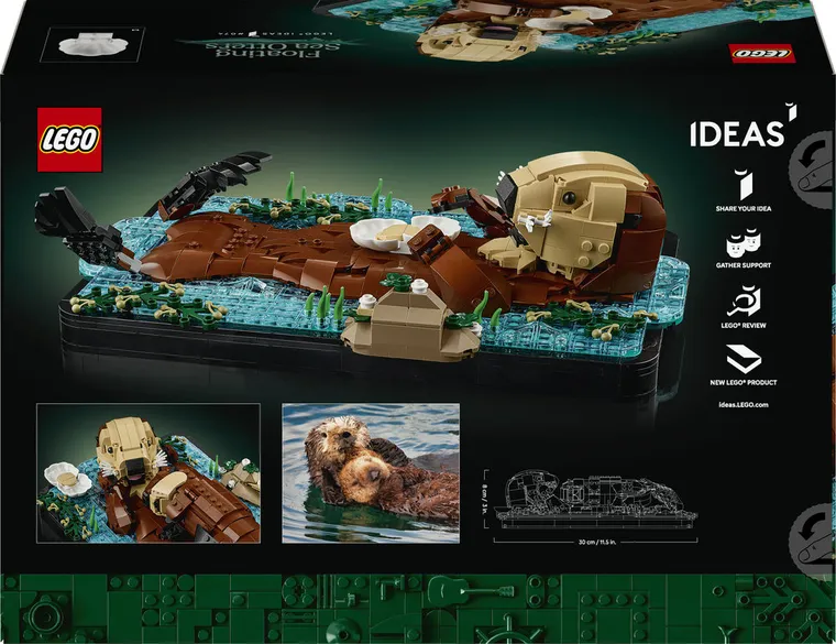 LEGO Ideas, Pływające wydry, 21366