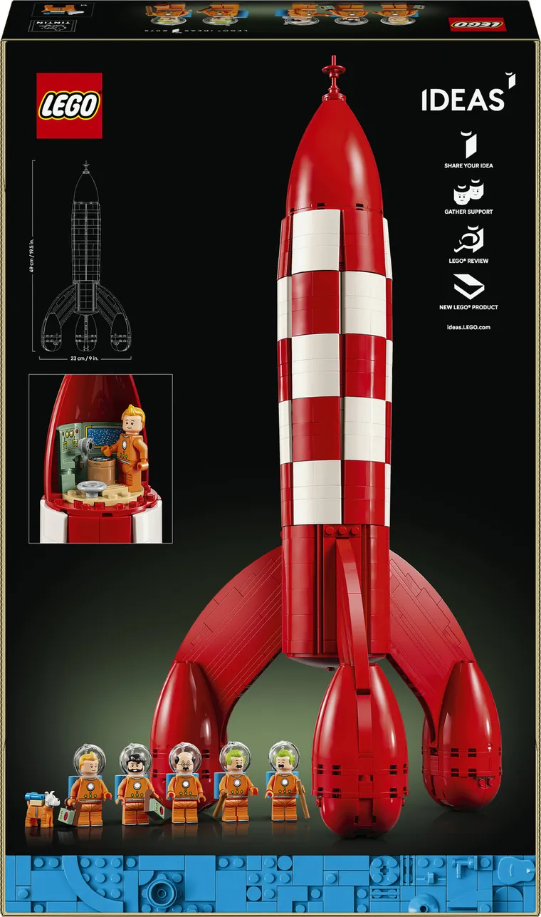 LEGO Ideas, Tintin i rakieta na Księżyc, 21367