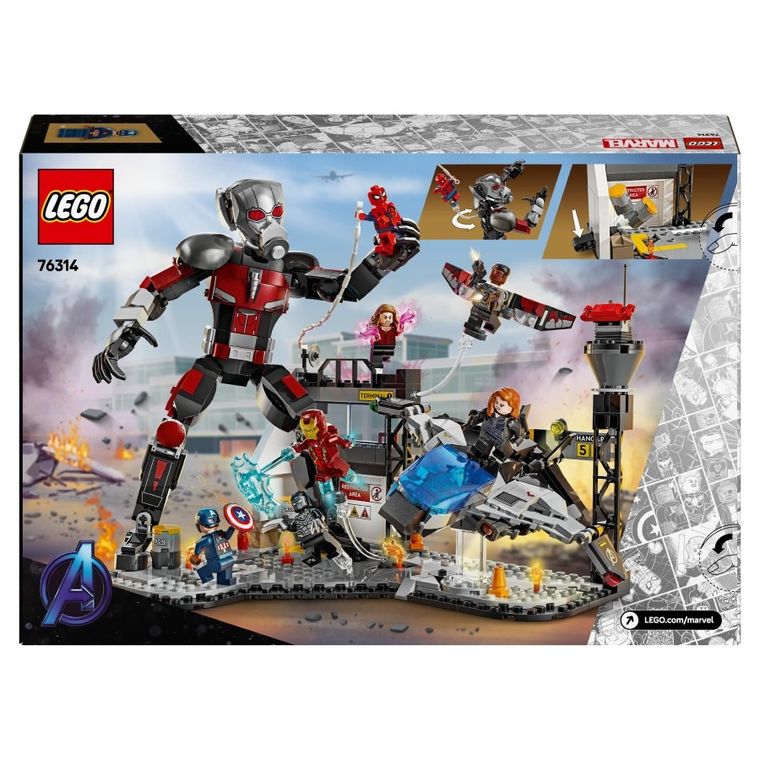 LEGO Marvel, Kapitan Ameryka: Wojna bohaterów - bitwa, 76314