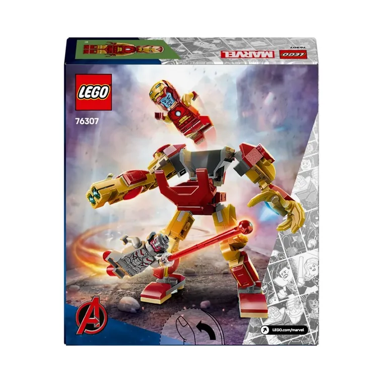 LEGO Marvel, Mech Iron Mana kontra Ultron, 76307