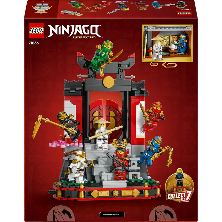 LEGO NINJAGO, Ozdoba z postaciami ninja - 15-lecie, 71866
