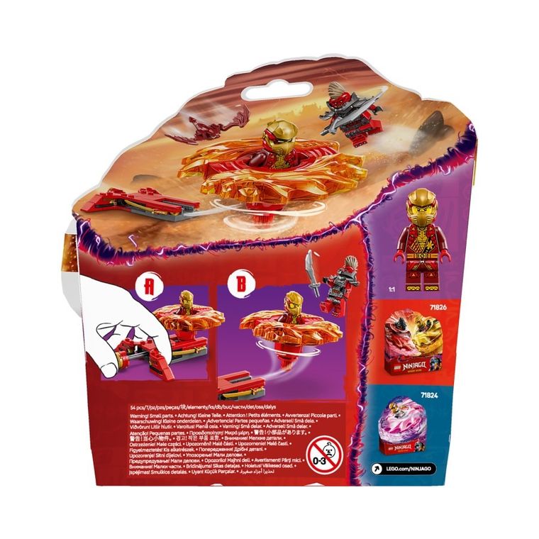 LEGO NINJAGO, Smoczy spinner Spinjitzu Kaia, 71823