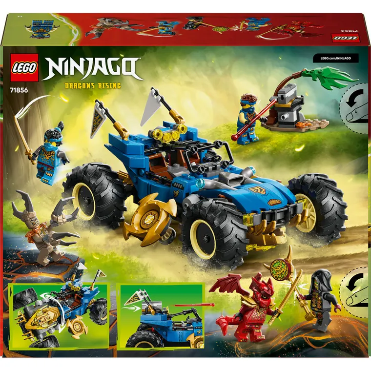 LEGO NINJAGO, Wielofunkcyjny samochód Jaya, 71856