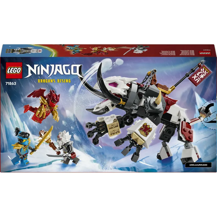 LEGO NINJAGO, Zilvar i smocza bestia Grimtak, 71863