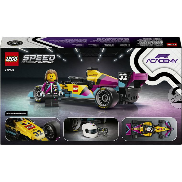 LEGO Speed Champions, Bolid F1 ACADEMY LEGO, 77258