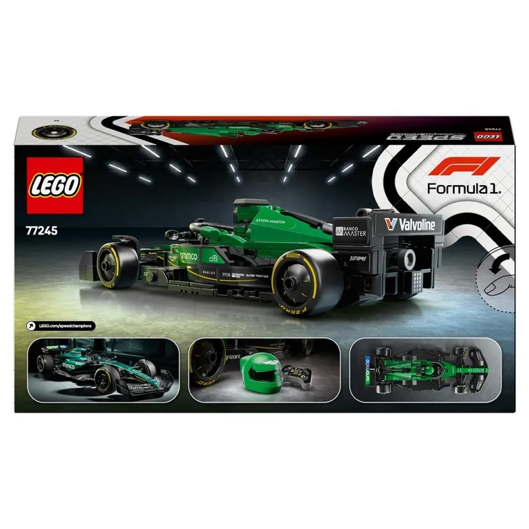 LEGO Speed Champions, Bolid F1 Aston Martin Aramco AMR24, 77245
