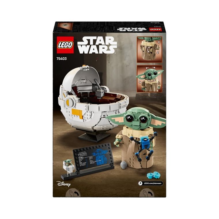 LEGO Star Wars, Grogu w wózku, 75403