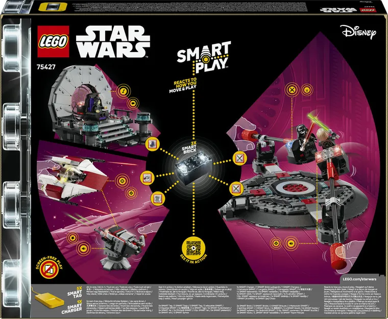 LEGO Star Wars, SMART Play: Pojedynek w sali tronowej i A-Wing, 75427