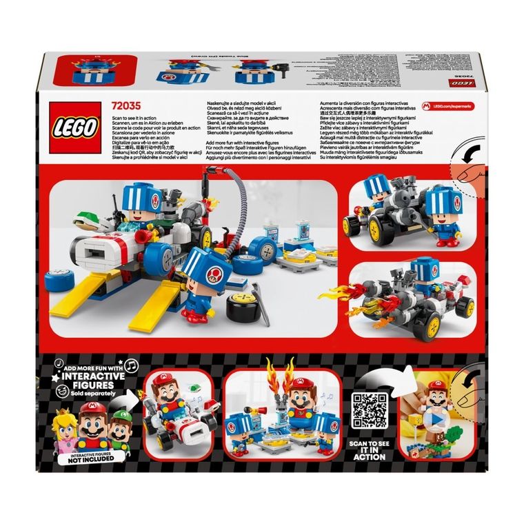 LEGO Super Mario, Mario Kart - Toad i jego garaż, 72035