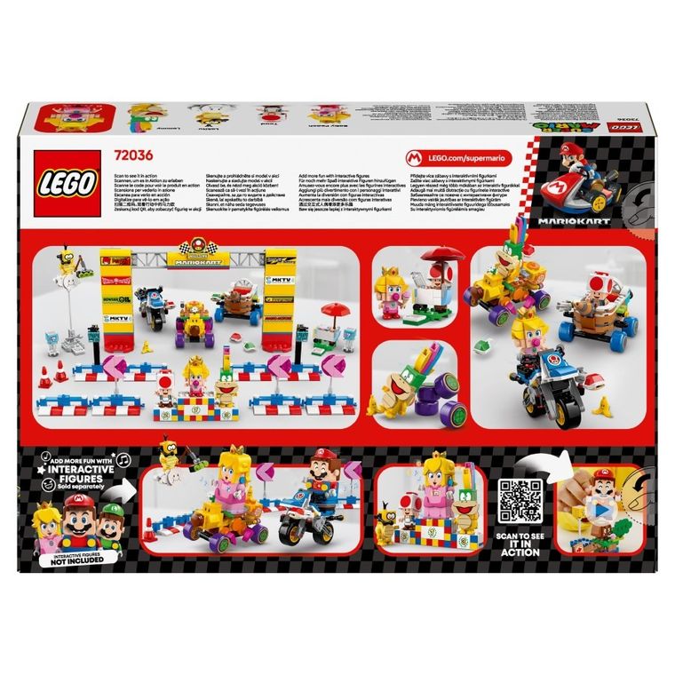 LEGO Super Mario, Mario Kart - Zestaw Baby Peach i Grand Prix, 72036