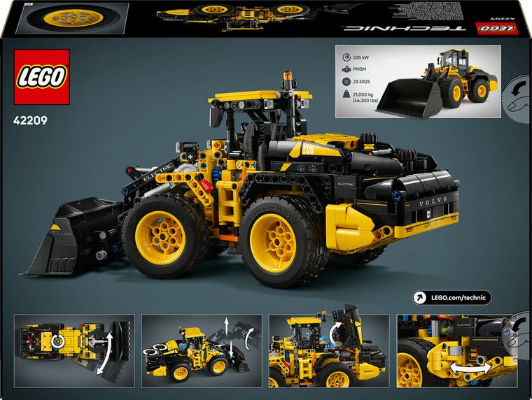 LEGO Technic, Ładowarka kołowa Volvo L120 Electric, 42209