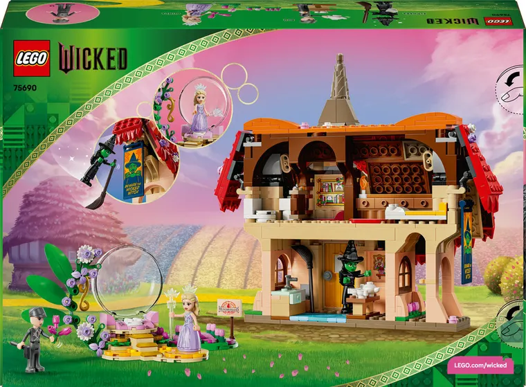 LEGO Wicked, Wizyta Glindy i Elphaby w Munchkinland, 75690