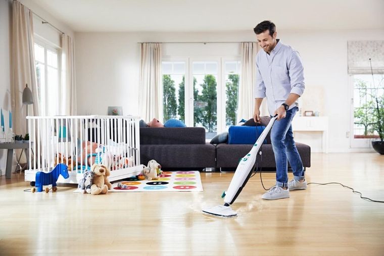 Leifheit, CleanTenso, mop parowy, 2 nakładki