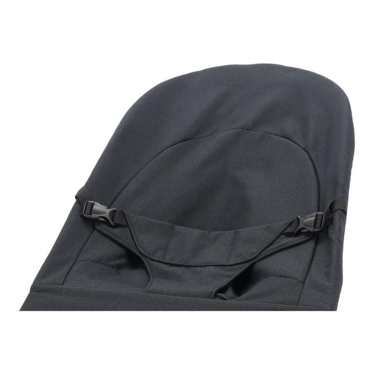 Leżaczek, bujaczek dziecięcy, czarny