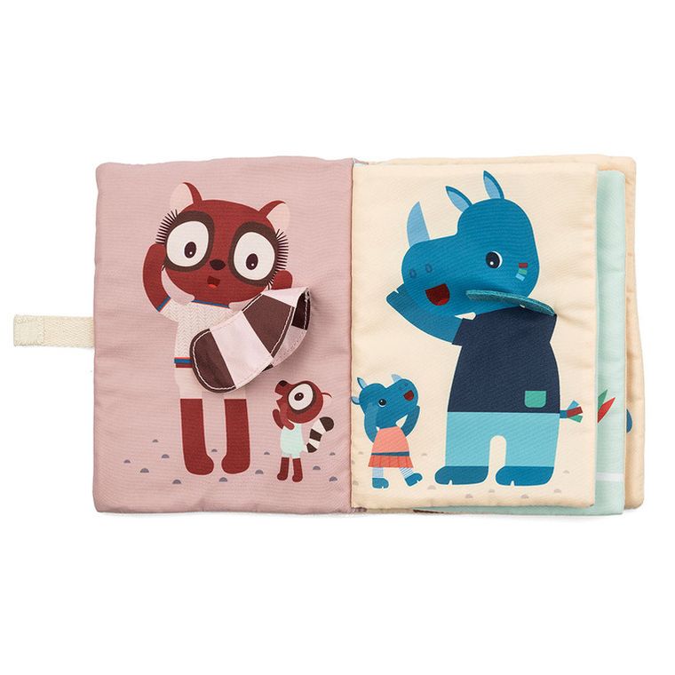 Lilliputiens, Lew Jack, "A kuku", miękka książeczka aktywizująca, 9m+