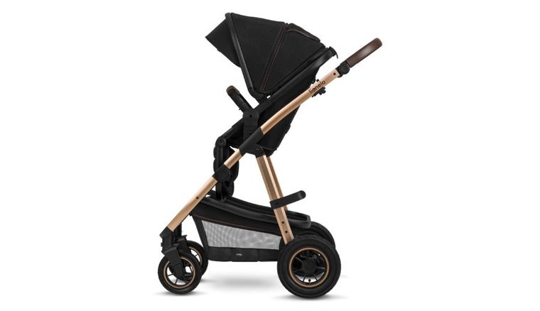 Lionelo, Amber 2in1, wózek wielofunkcyjny, Black Onyx