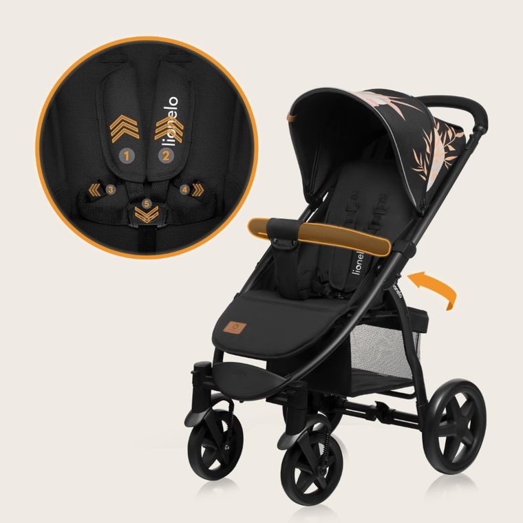 Lionelo, Annet Plus, wózek spacerowy, Lovin