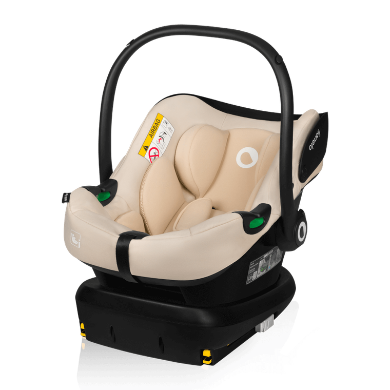 Lionelo, Astrid, I-Size, fotelik samochodowy, Beige Sand, 40-87 cm