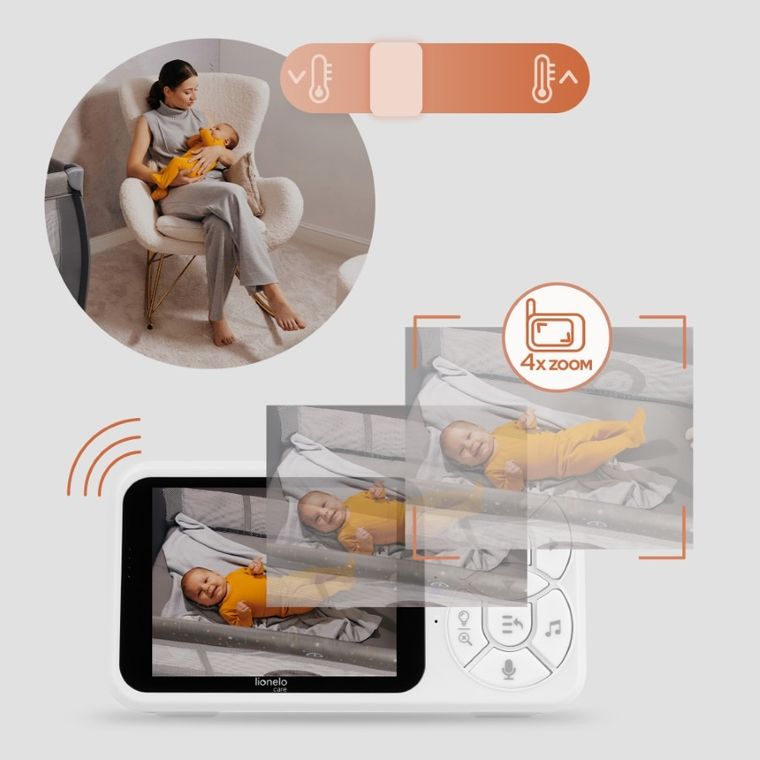 Lionelo, Babyline 3.4, niania elektroniczna