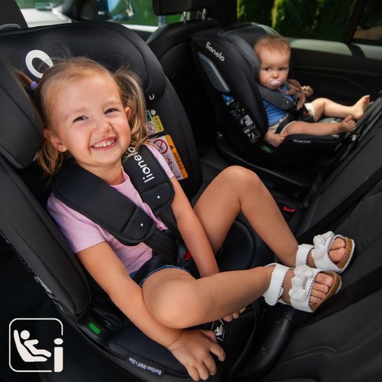 Lionelo, Bastiaan, fotelik samochodowy, i-Size, RWF, Red Burgundy, 40-150 cm