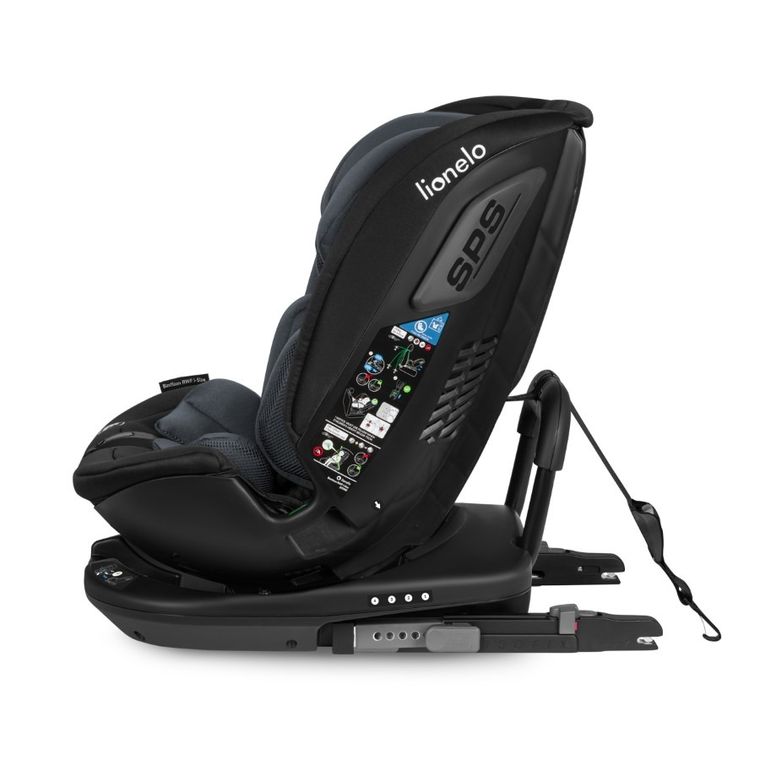 Lionelo, Bastiaan, RWF, I-size, fotelik samochodowy, Grey Stone, 0-36 kg, 40-150 cm