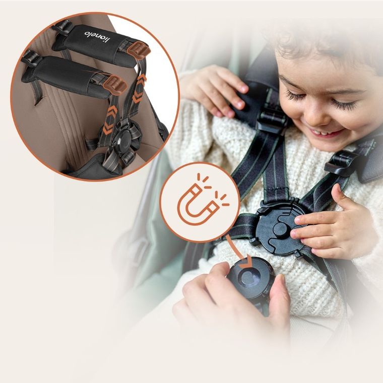 Lionelo, Bess, wózek spacerowy, beige sand