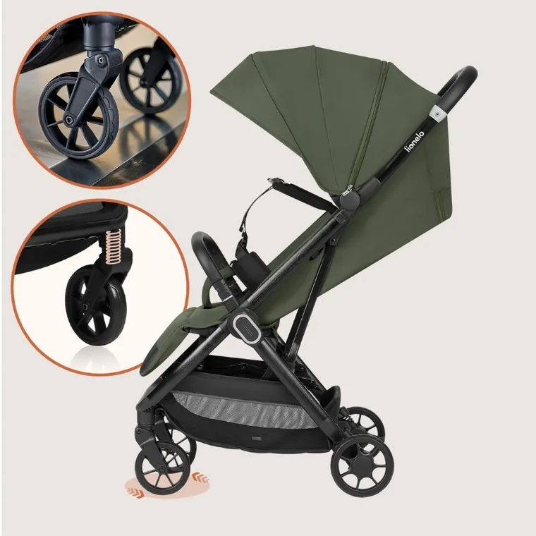 Lionelo, Bess, wózek spacerowy, green forest