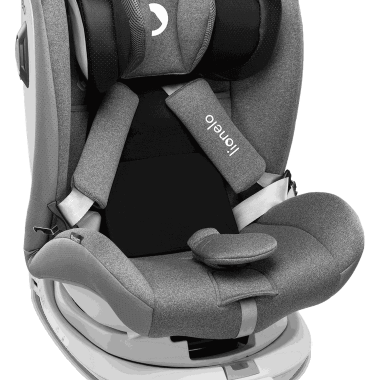 Lionelo, Braam, fotelik samochodowy, 40-150 cm, Grey Stone