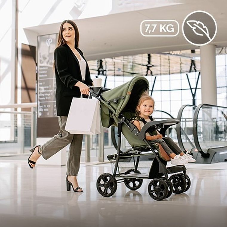 Lionelo, Emma Plus, wózek spacerowy, Beige Latte