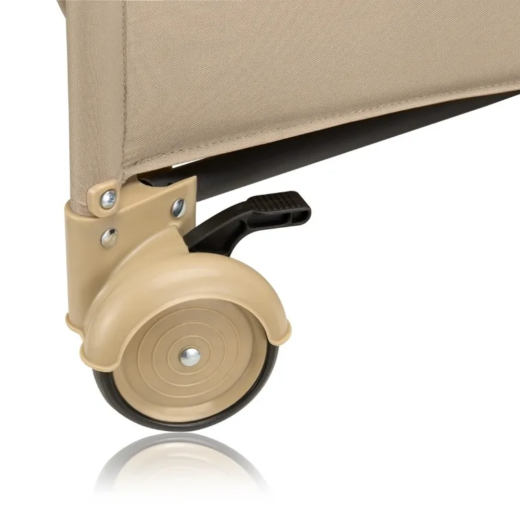 Lionelo, Jasmin, Easy Fold, łóżeczko turystyczne, beige sand