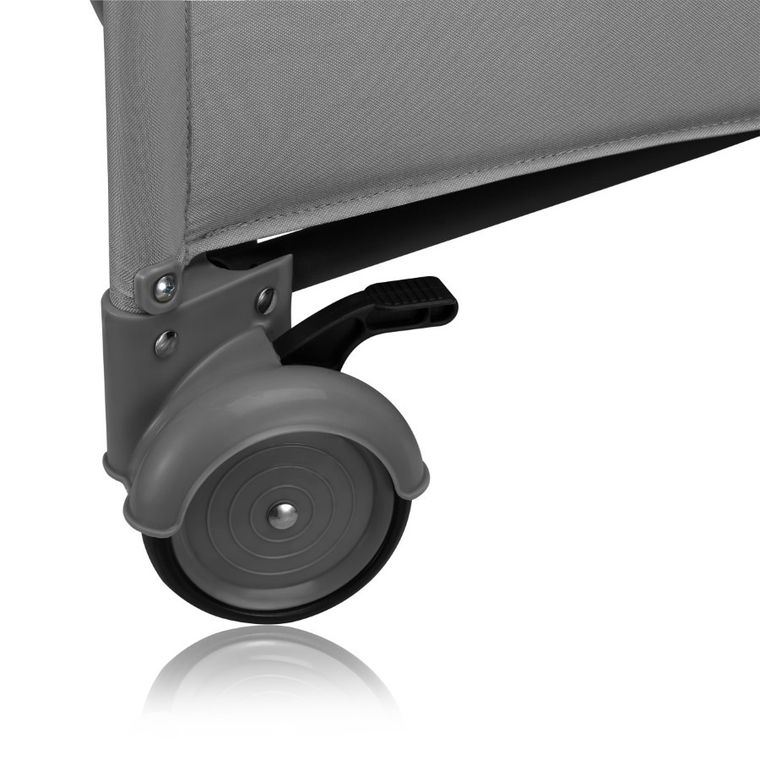 Lionelo, Jasmin, Easy Fold, łóżeczko turystyczne, grey stone