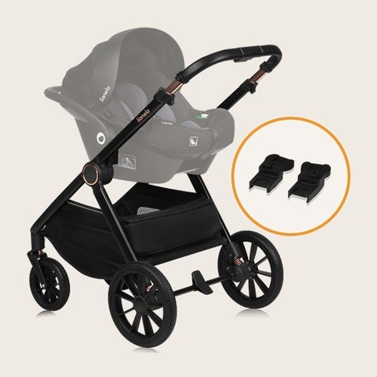 Lionelo, Layla, wózek wielofunkcyjny, 2w1, Brown Rurst